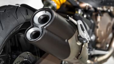 Ducati Monster 821 review - exhaust