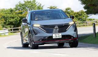 Nissan Ariya e-4ORCE Nismo - front cornering