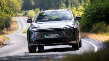 Toyota bZ4X Touring - front cornering