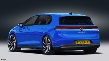 Gambar eksklusif Volkswagen ID Golf - belakang