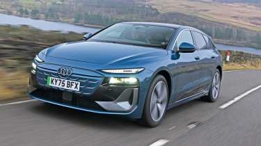 Winter range test - Audi front 3/4