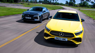 Mercedes A-Class vs DS 4 - front tracking