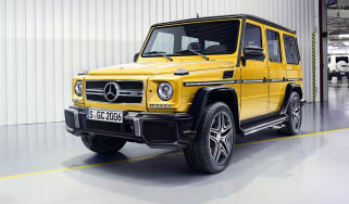 Mercedes G-Class 2015 front yellow