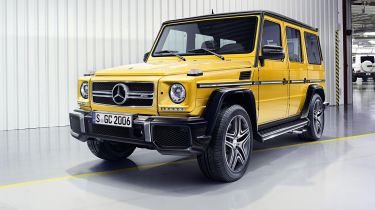 Mercedes G-Class 2015 front yellow