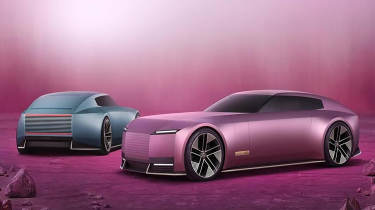 Jaguar GT concept - pink blue