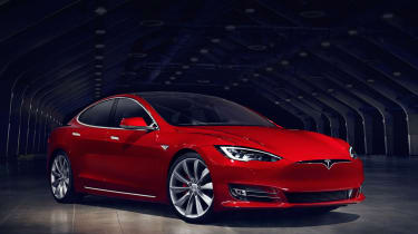 Tesla Model S 2016 facelift front close