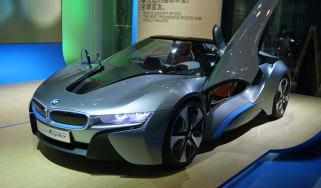 BMW i8 Spyder concept front three-quarters