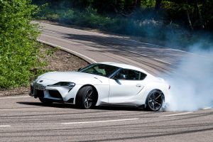 Toyota Supra - front drift