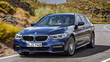 New BMW 5 Series Touring - front tracking
