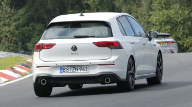 2024 Volkswagen Golf GTI testing at the Nurburgring - rear action