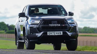 Toyota Hilux - front cornering