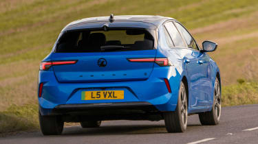 Vauxhall Astra Electric UK - rear cornering