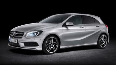 New Mercedes A-Class front three-quarters