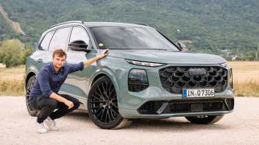Alastair Crooks with the Audi Q7 