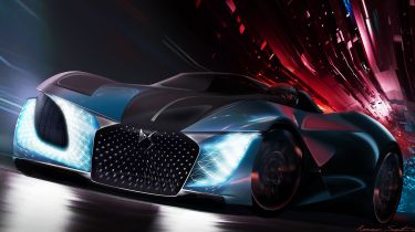 DS X E-Tense concept - front