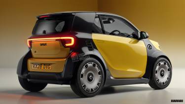 Smart ForTwo exclusive image - rear 3/4