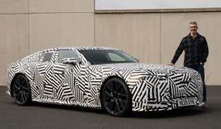 Richard Ingram with the Jaguar GT prototype