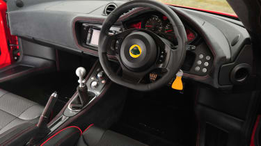 Lotus Evora S Sports Racer interior