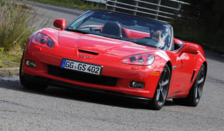 Corvette Grand Sport front cornering