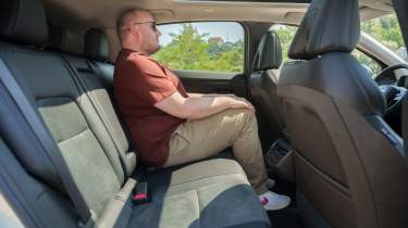 Ellis Hyde sat in the facelifted Nissan Ariya