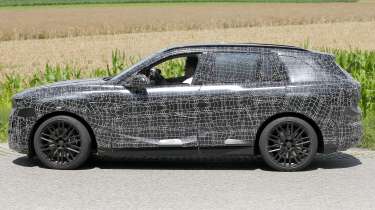 BMW X5 spy shot - side profile