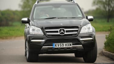 Mercedes GL-Class front cornering