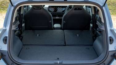 Kia EV2 UK - boot seats down
