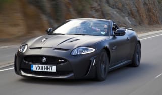 Jaguar XKR-S Convertible front tracking