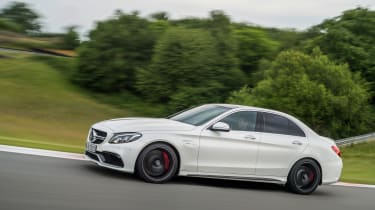 Mercedes-AMG C63 S action