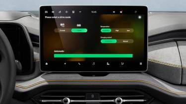 Skoda Kodiaq iV - infotainment screen