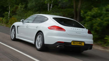 Porsche Panamera Diesel rear action