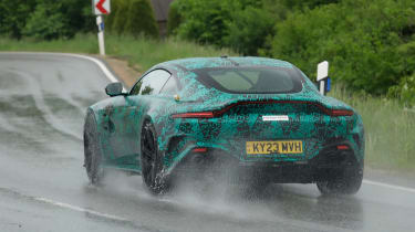 New 2024 Aston Martin Vantage spy shots - germany