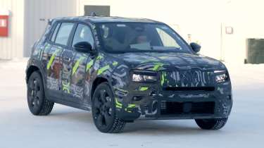Upcoming Jeep Avenger facelift - pictures