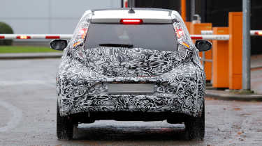 Toyota Aygo X facelift (camouflaged) - rear