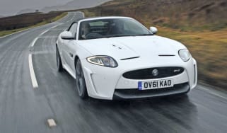 Jaguar XKR-S Convertible front tracking