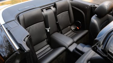 Jaguar XK Convertible rear seats