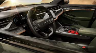 Jeep Wagoneer S Trailhawk concept view from drivers window