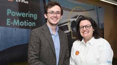 Tom with Dr. Cara Tredget