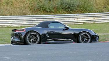 Porsche Boxster electric 2026 spy shots