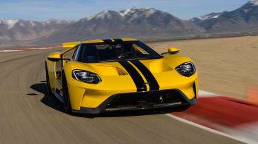 Ford GT - track front action