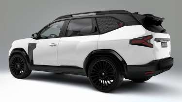 Dacia Bigster Redust Sport Weiss rear angled