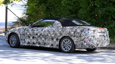 BMW 4 Series convertible spied rear