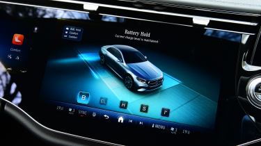 Mercedes E-Class - infotainment screen