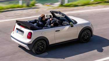 MINI Cooper Convertible S Paul Smith Edition - rear overhead
