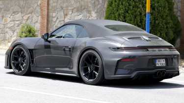 Porsche 911 Speedster Mule - rear angled