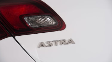 Used Vauxhall Astra - rear light detail