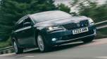 Armoured Skoda Superb Estate - front