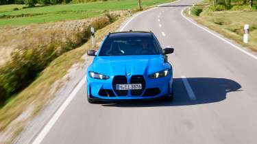 BMW M3 Touring dynamic head shot