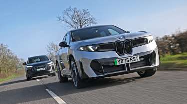 Premium electric SUV supertest - BMW and Audi tracking