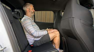 Vauxhall Corsa GSE rear seat space